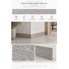 RODAPIE R. VICENT STONE GREY  MATE 10X120cm, STD