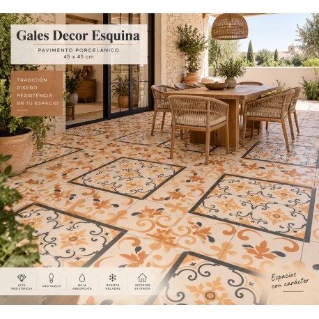 GALES DECOR ESQUINA 44x44cm, COM