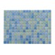 A SWIMMING POOL MOSAIC GRESITE NUBE COMBO AZUL, STD