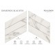 Diamond Calacatta MATE 70x40cm, COM