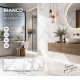 PC ARINA BIANCO SATINADO 40x120cm, COM