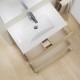 CONJUNTO MUEBLE DE BAÑO ANA ROBLE 80CM