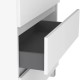 CONJUNTO MUEBLE DE BAÑO BOSTON BLANCO 80x45cm 3 CAJONES