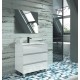 CONJUNTO MUEBLE DE BAÑO BOSTON BLANCO 80x45cm 3 CAJONES