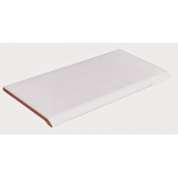 WHITE CERAMIC EDGING 28x14cm