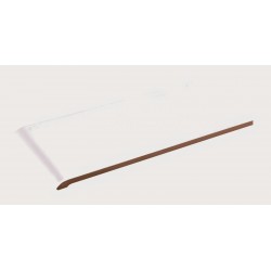 WHITE CERAMIC EDGING 14x28cm