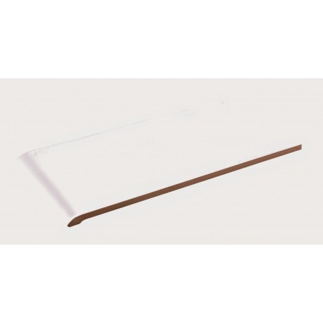 WHITE CERAMIC EDGING 14x28cm