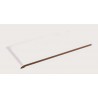 WHITE CERAMIC EDGING 14x28cm