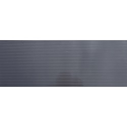 SHINY VIVA NEGRO ONDAS 20x50cm. ECO