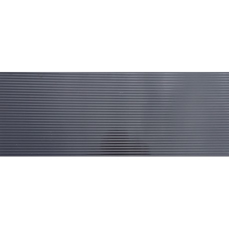 SHINY VIVA NEGRO ONDAS 20x50cm. ECO