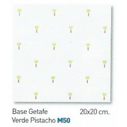 BASE GETAFE VERDE PISTACHO 20x20cm STD