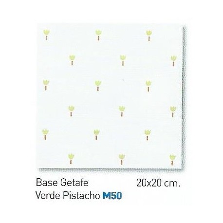 BASE GETAFE VERDE PISTACHO 20x20cm STD