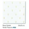 BASE GETAFE VERDE PISTACHO  20x20cm COM