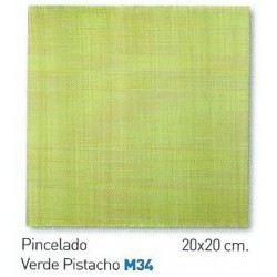 PINCELADO VERDE PISTACHO 20x20cm STD