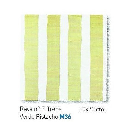 RAYA Nº2 TREPA VERDE PISTACHO 20x20cm STD