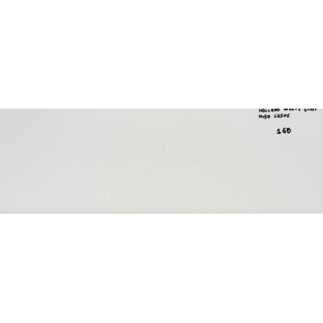 SHINY HOLLAND WHITE GLASS  10x30cm. STD