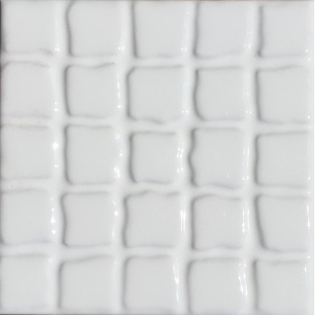 MOSAICO PINCELADO BLANCO STD 10x10cm