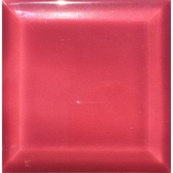 TACO BISELADO BURDEOS  10x10cm. STD