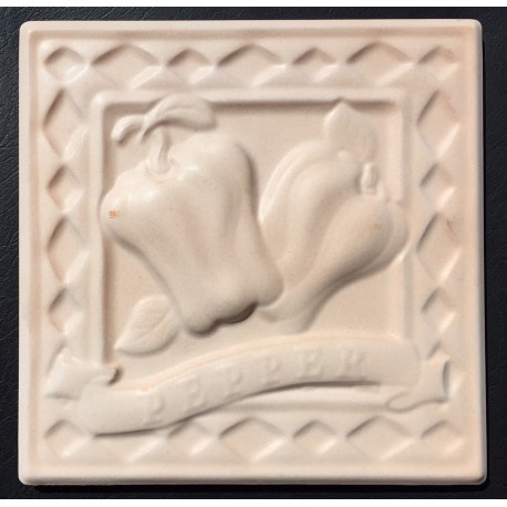 AZULEJO DECORATIVO PIMIENTO ROSA PLAIN MATE 15x15cm.