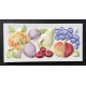 CENEFA FRUTAS PAINTED BLANCO BRILLO 10x20,5cm.