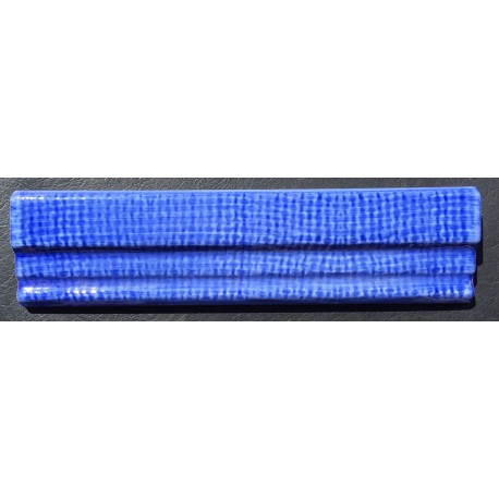 MOLDURA CERÁMICA AZUL BRILLO 5x20cm.