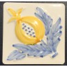 AZULEJO DECORATIVO GRANADA CREMA BRILLO 10x10cm.
