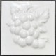 SHINY DECORATIVE WALL TILES UVAS BLANCO 10x10cm.