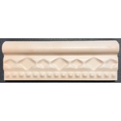 MOLDURA CERÁMICA BEIG MATE 5x15cm.