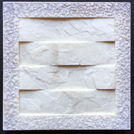 TACO MARMOL ELEMENTS ACERO RESINA 10,5x10,5cm.