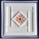 AZULEJO DECORATIVO TACO BLANCO  Nº 1   10x10cm.