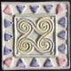  DECORATIVE WALL TILES  TACO LEO MORADO 10x10cm.