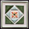 AZULEJO DECORATIVO TACO VERDE Nº 3  10x10cm.