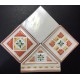  DECORATIVE WALL TILES  TRIANGULO ROJO 10x14cm.