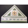  DECORATIVE WALL TILES  TRIANGULO VERDE 10x14cm.