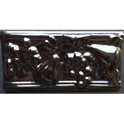 CENEFA 1033 NEGRO  BRILLO 10x20cm.