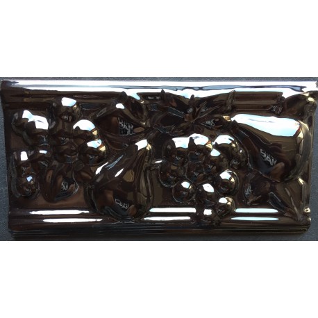  BORDER TILES 1033 NEGRO 10x20cm.