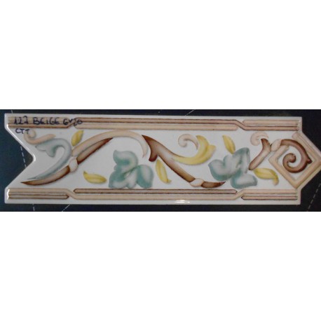 BORDER TILES 127 BEIG 6x20