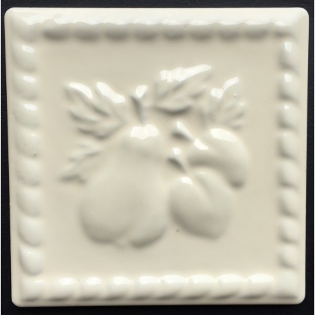 DECORATIVE WALL TILES PERA CREMA PLAIN 15x15cm