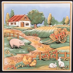 AZULEJO DECORATIVO CAMPO BLANCO 15x15cm