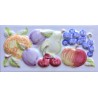CENEFA FRUTAS PAINTED CIRIO CREMA 10X20cm