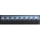 MOLDURA TRENZA NEGRO PAZ 3X15cm