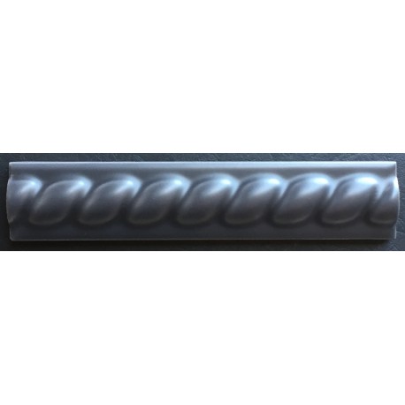 MOLDURA TRENZA NEGRO PAZ 3X15cm