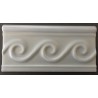 CENEFA OLAS GRIS OSCURO 7,5x15cm