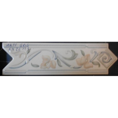 CENEFA MATE GRIS 6x20