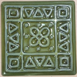 RELIEVE MEXICO 1 LAUREL MIDDLE  10,5x10,5cm.