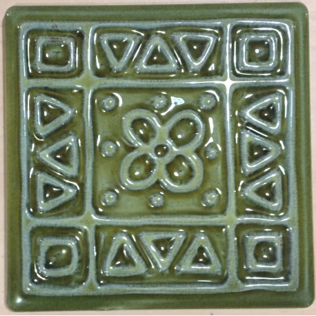 RELIEVE MEXICO 1 LAUREL MIDDLE  10,5x10,5cm.