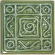 RELIEVE MEXICO 2 LAUREL MIDDLE  10,5x10,5cm.