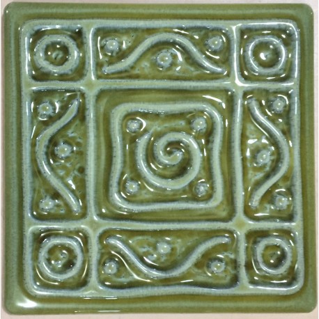 RELIEVE MEXICO 2 LAUREL MIDDLE  10,5x10,5cm.