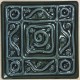 RELIEVE MEXICO 2 VERDE OSCURO 10,5x10,5cm.