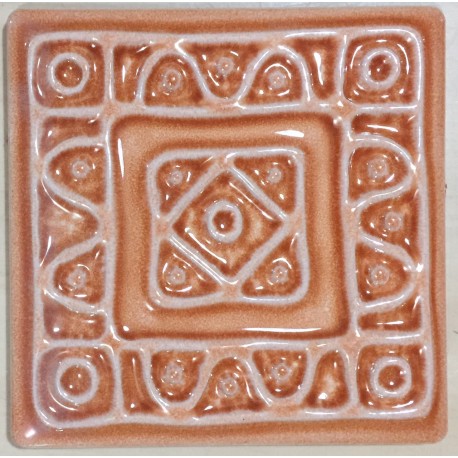 RELIEVE MEXICO 4 TIERRA DARK 10,5x10,5cm.